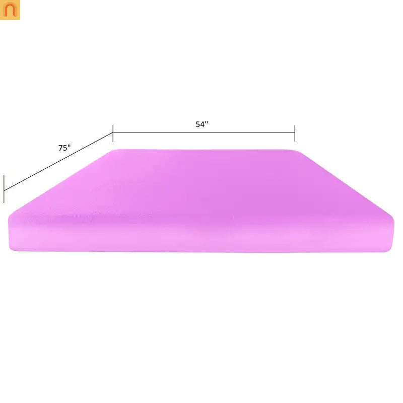 Mattress Memory Foam Pink Full 6in Cooling Gel Aloe Cover