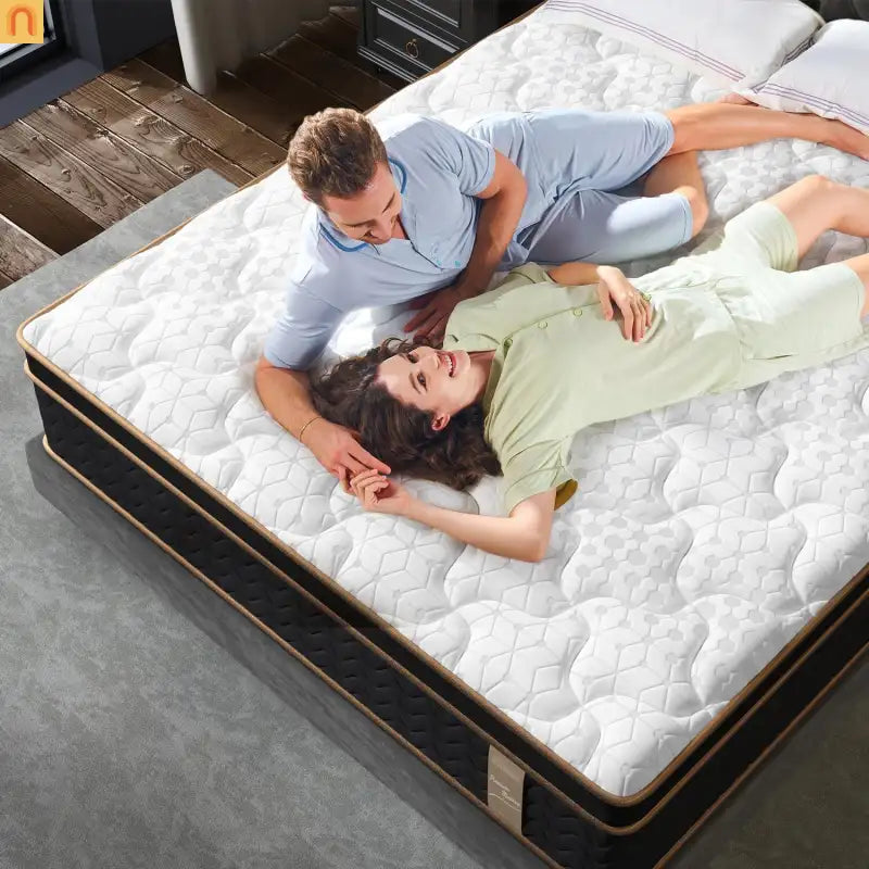 Hybrid Gel Memory Foam King Mattress 10in Pocket Springs