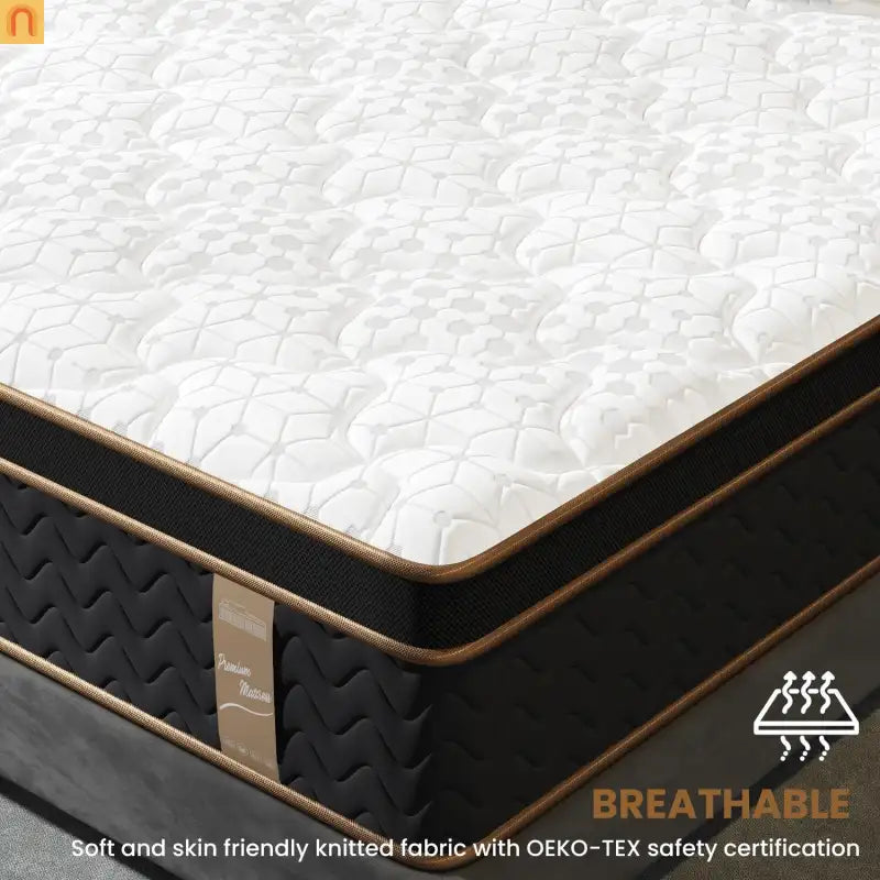 Hybrid Gel Memory Foam King Mattress 10in Pocket Springs