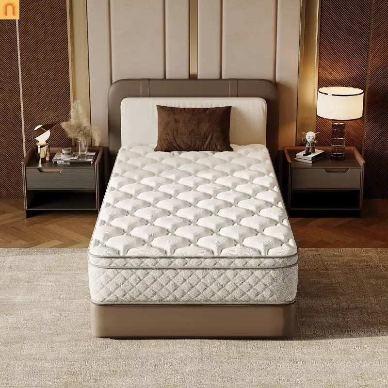 Mattress Hybrid Gel Memory Foam Pocket Springs Twin 12in Medium Firm
