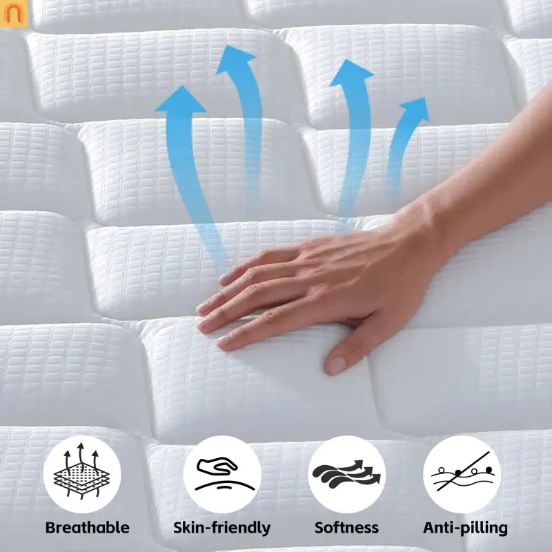 Mattress Hybrid Memory Foam Pocket Spring 10in Twin Medium Firm