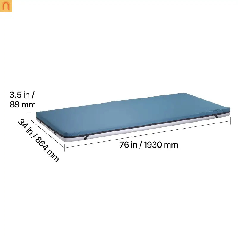 Mattress Hospital Foam Blue Small Single 3.5in Waterproof