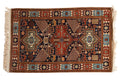 3.5x5.5 Vintage Romanian Akstafa Design Rug
