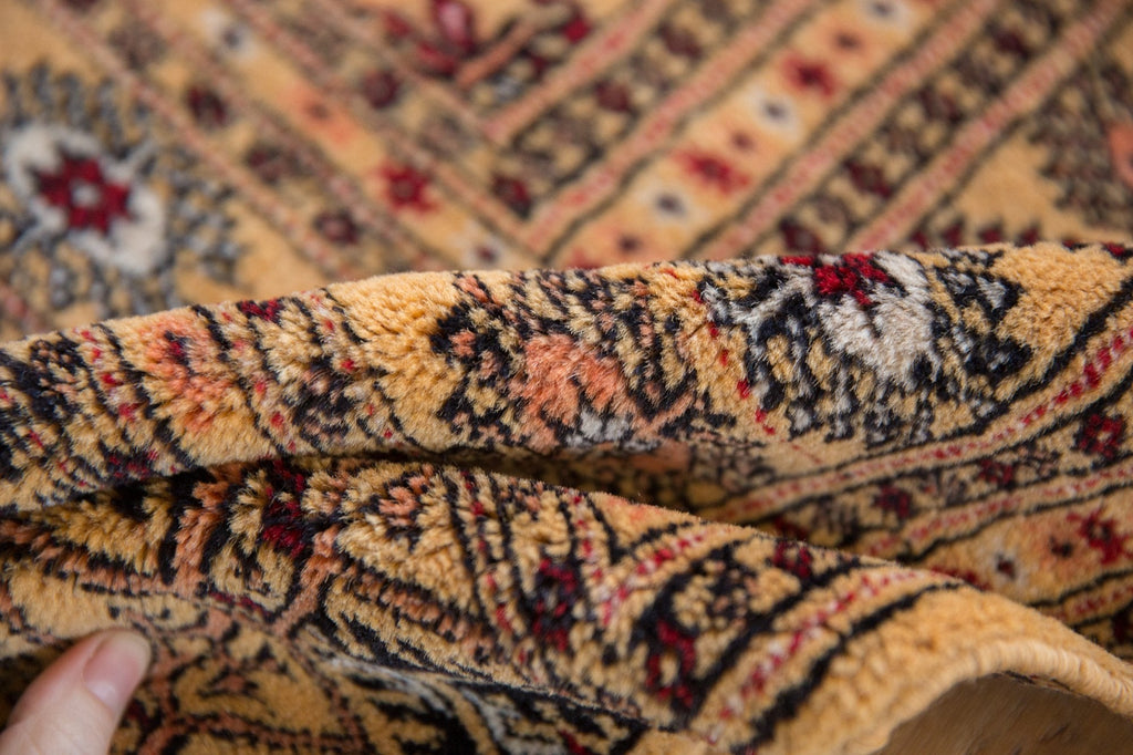 4x6.5 Vintage Pakistani Bokhara Design Rug