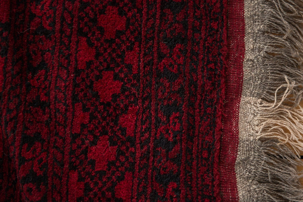 9x12.5 Vintage Afghani Ersari Design Carpet