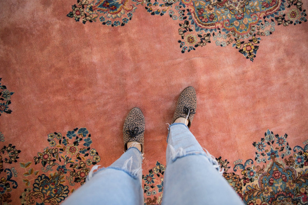 10x12 Vintage Kerman Carpet