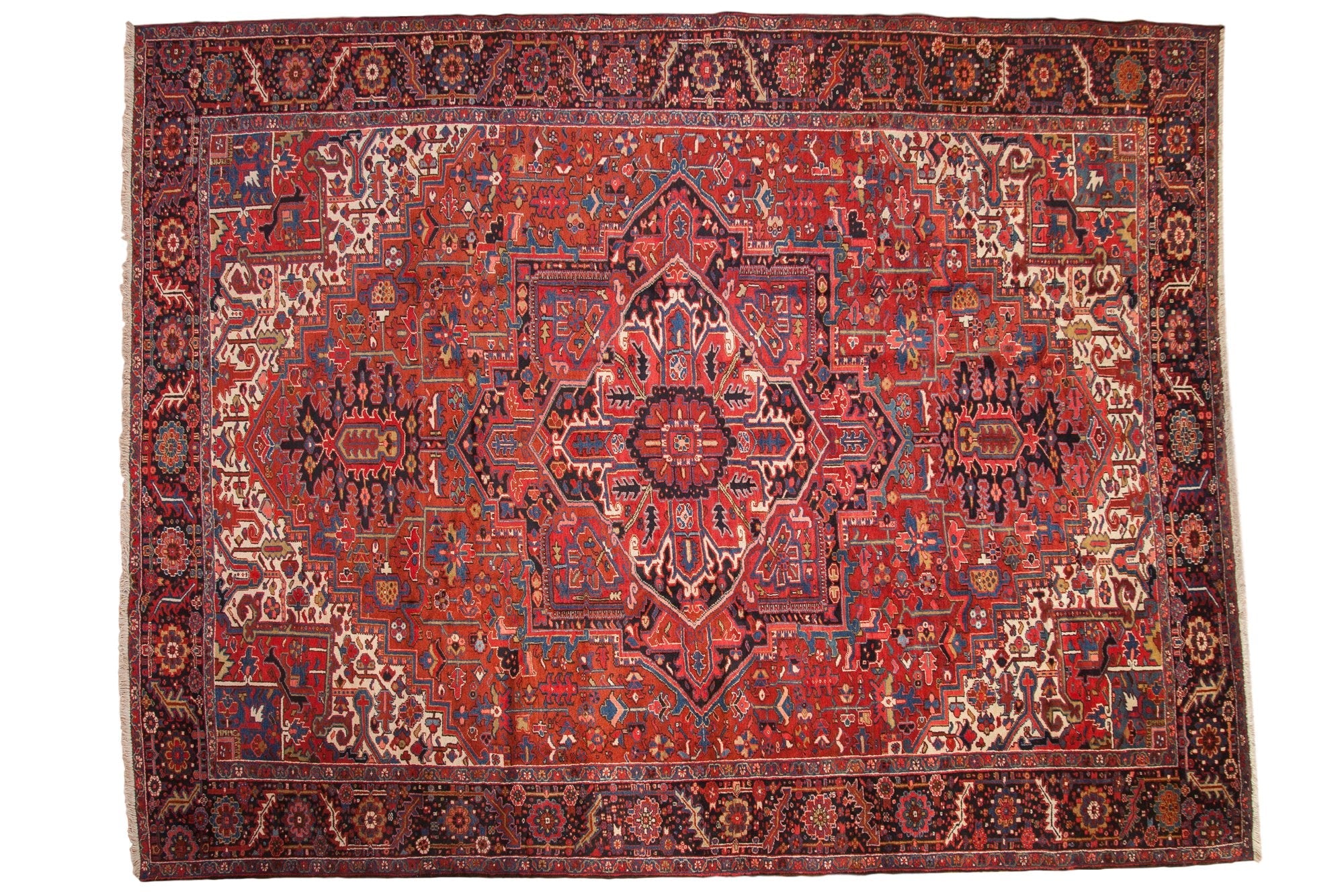 11x14.5 Vintage Heriz Carpet