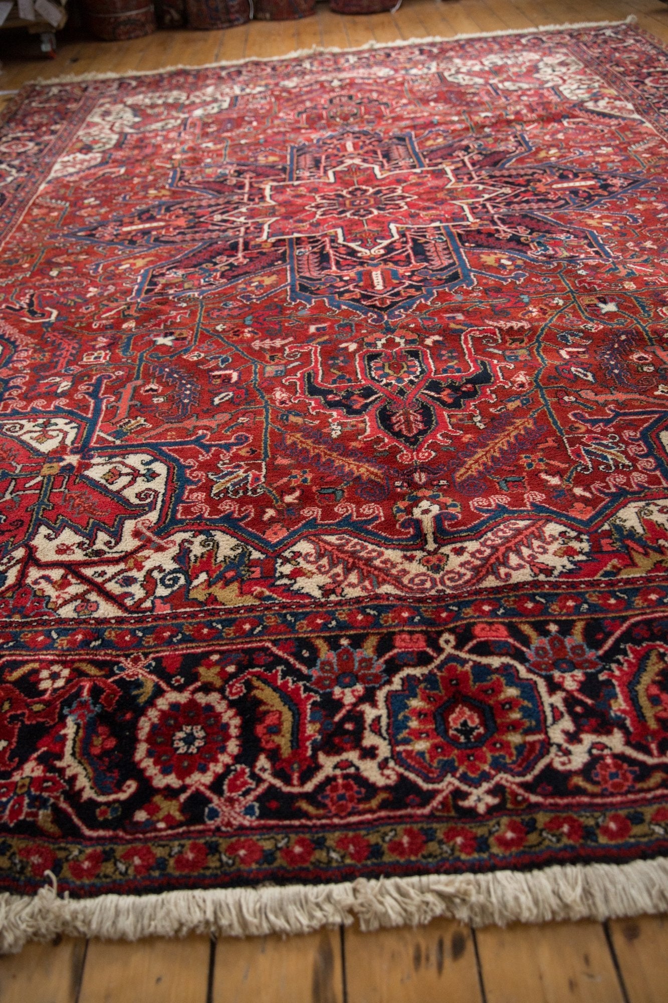 10x13 Vintage Heriz Carpet