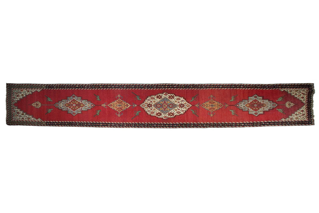3.5x22 Antique Karabagh Rug Runner