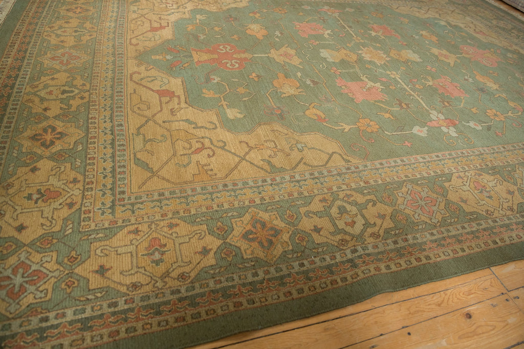 RESERVED 10x13.5 New Tea Washed Indian Soumac Design Carpet