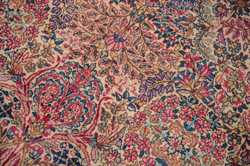 11.5x19.5 Vintage Lavar Kerman Carpet