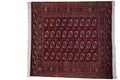 6x6.5 Vintage Fine Pakistani Bokhara Design Square Carpet