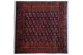 6.5x6.5 Vintage Fine Pakistani Bokhara Design Square Carpet