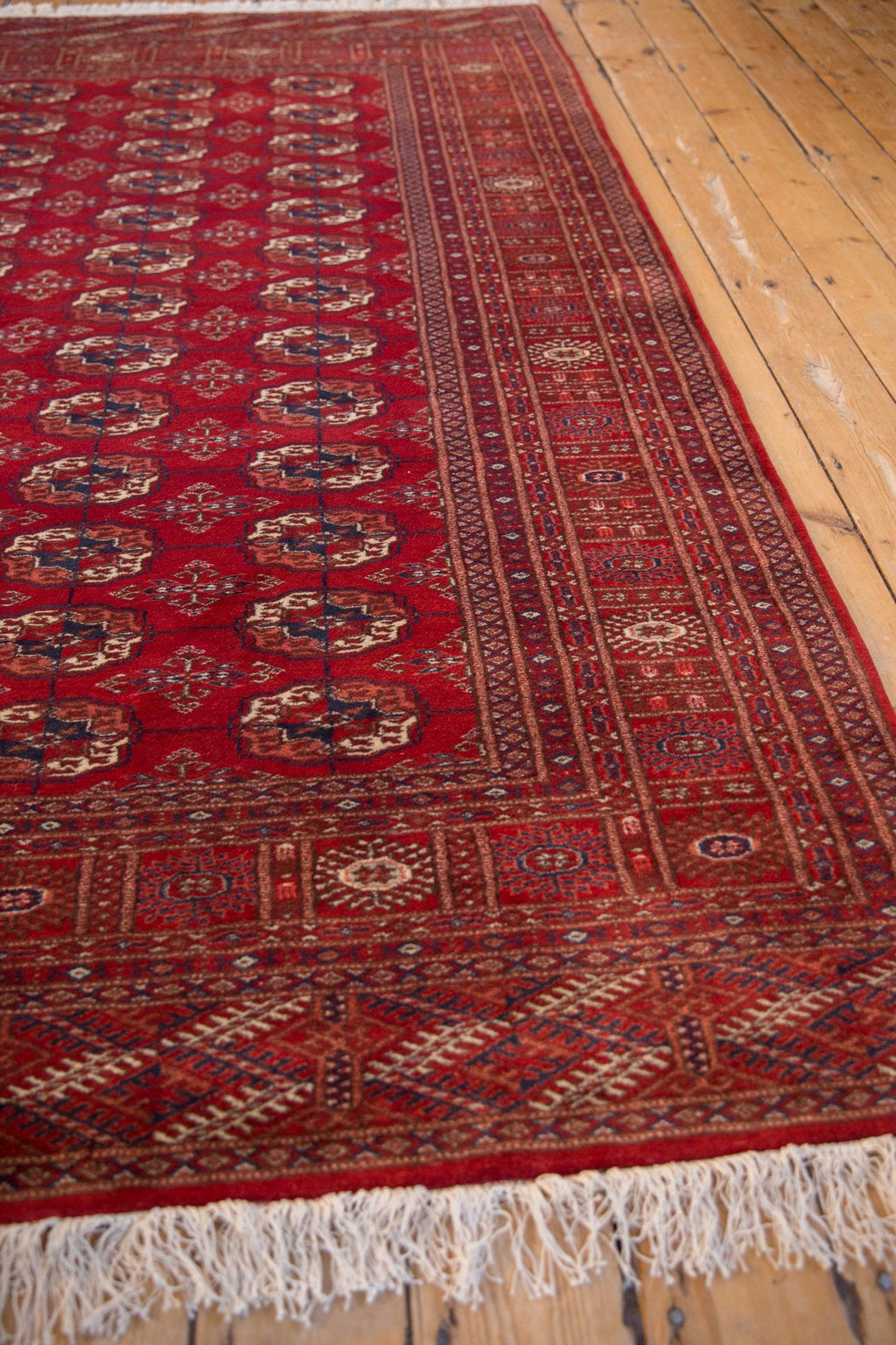 5x8 Vintage Fine Pakistani Bokhara Design Carpet