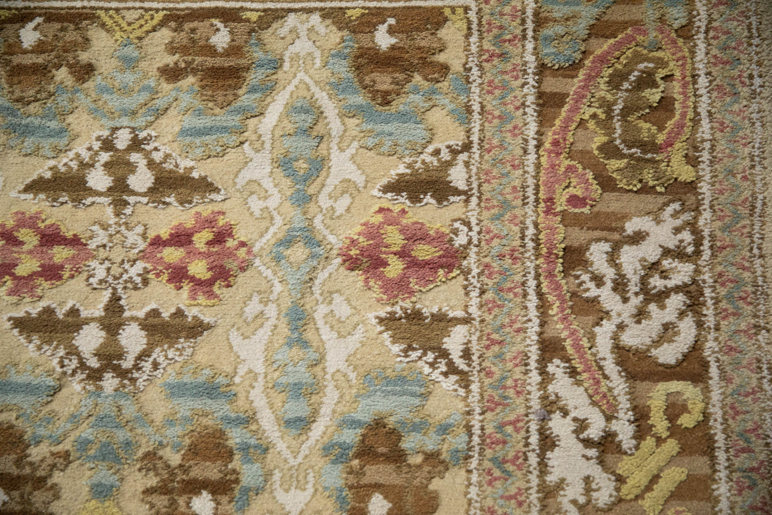 9x12 Vintage Spanish Arts And Crafts Design Carpet