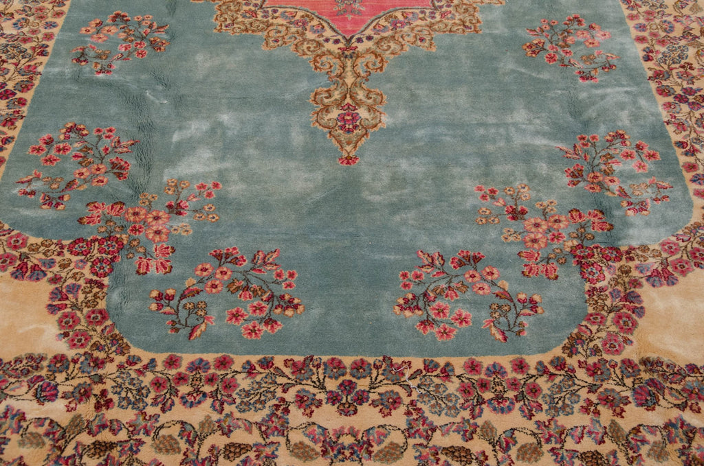 10x16.5 Vintage Fine Kerman Carpet