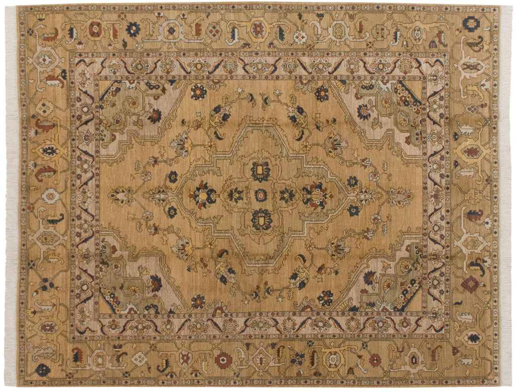 8x10 Vintage Armenian Heriz Design Carpet