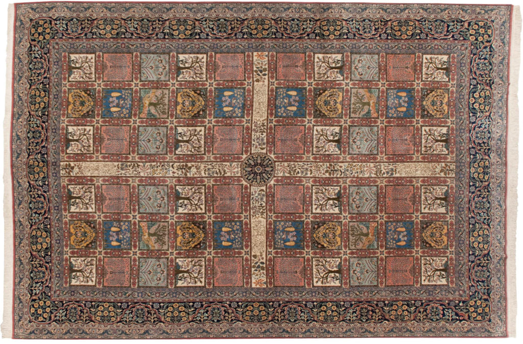 12x17.5 Vintage Bulgarian Kerman Design Carpet