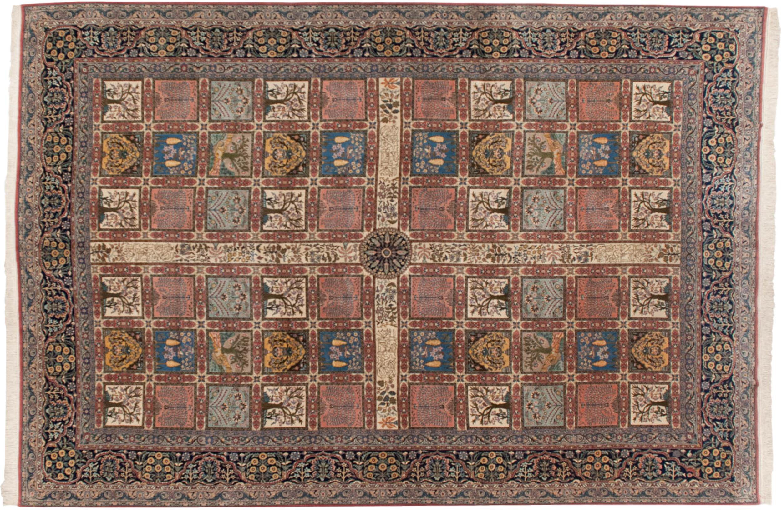 12x17.5 Vintage Bulgarian Kerman Design Carpet