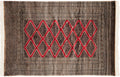 4x6 Vintage Fine Pakistani Turkmen Design Rug