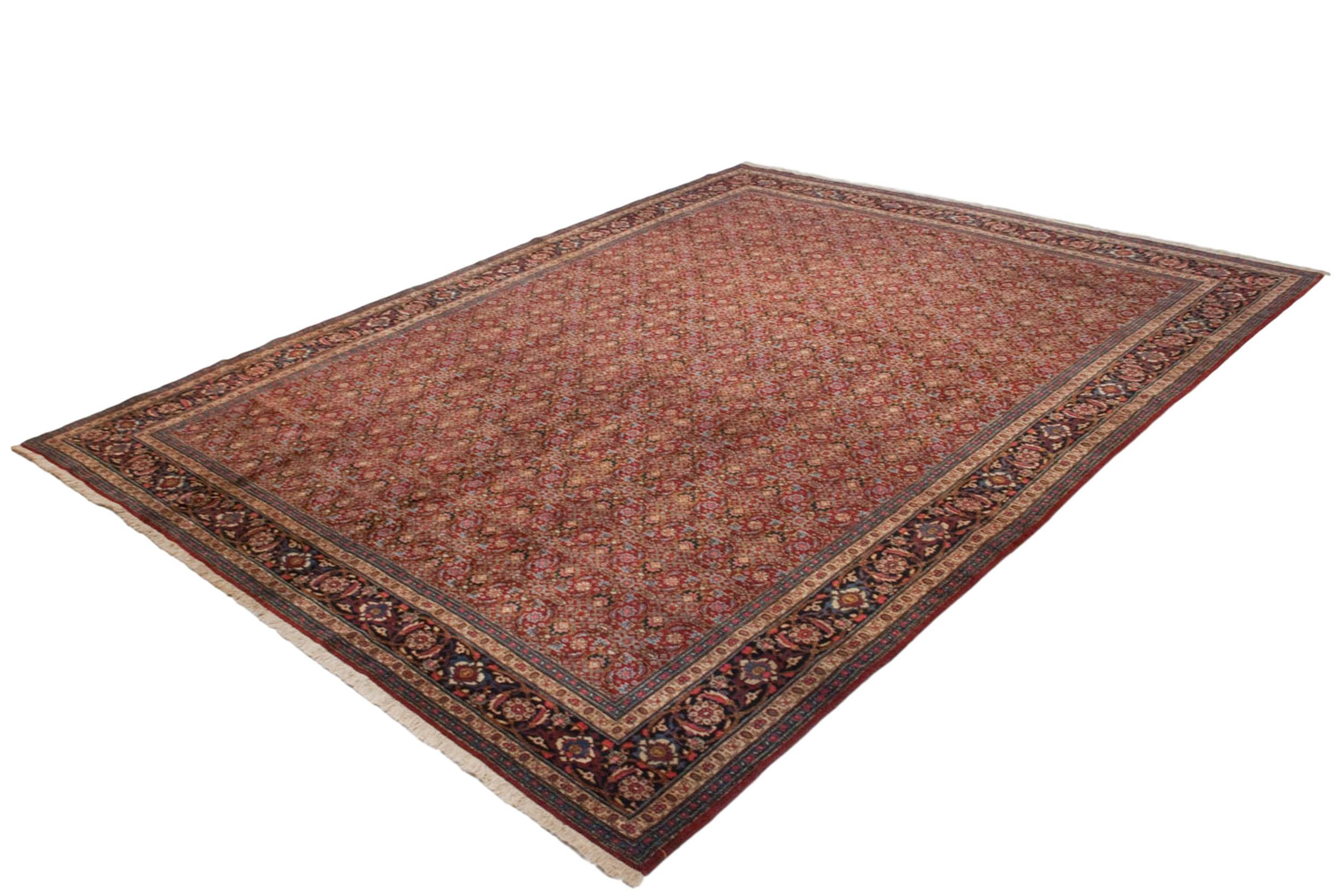 11x14 Vintage Tabriz Carpet