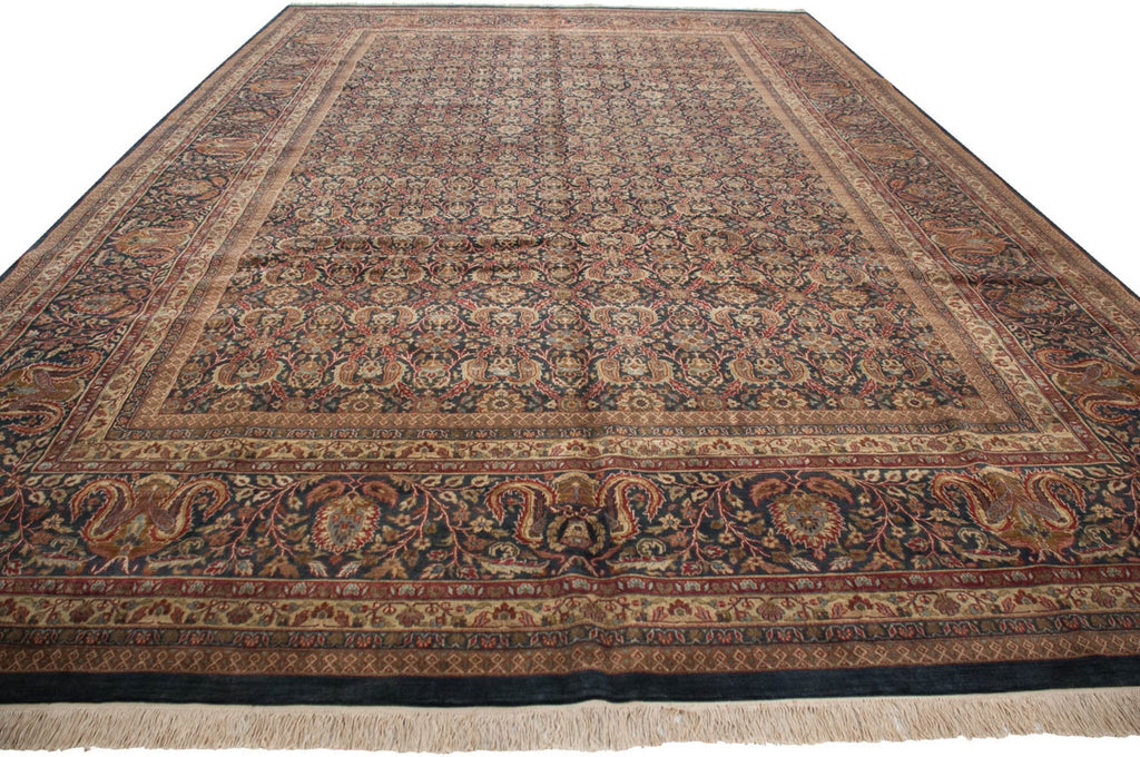 11.5x18 Vintage Indian Doroksh Design Carpet