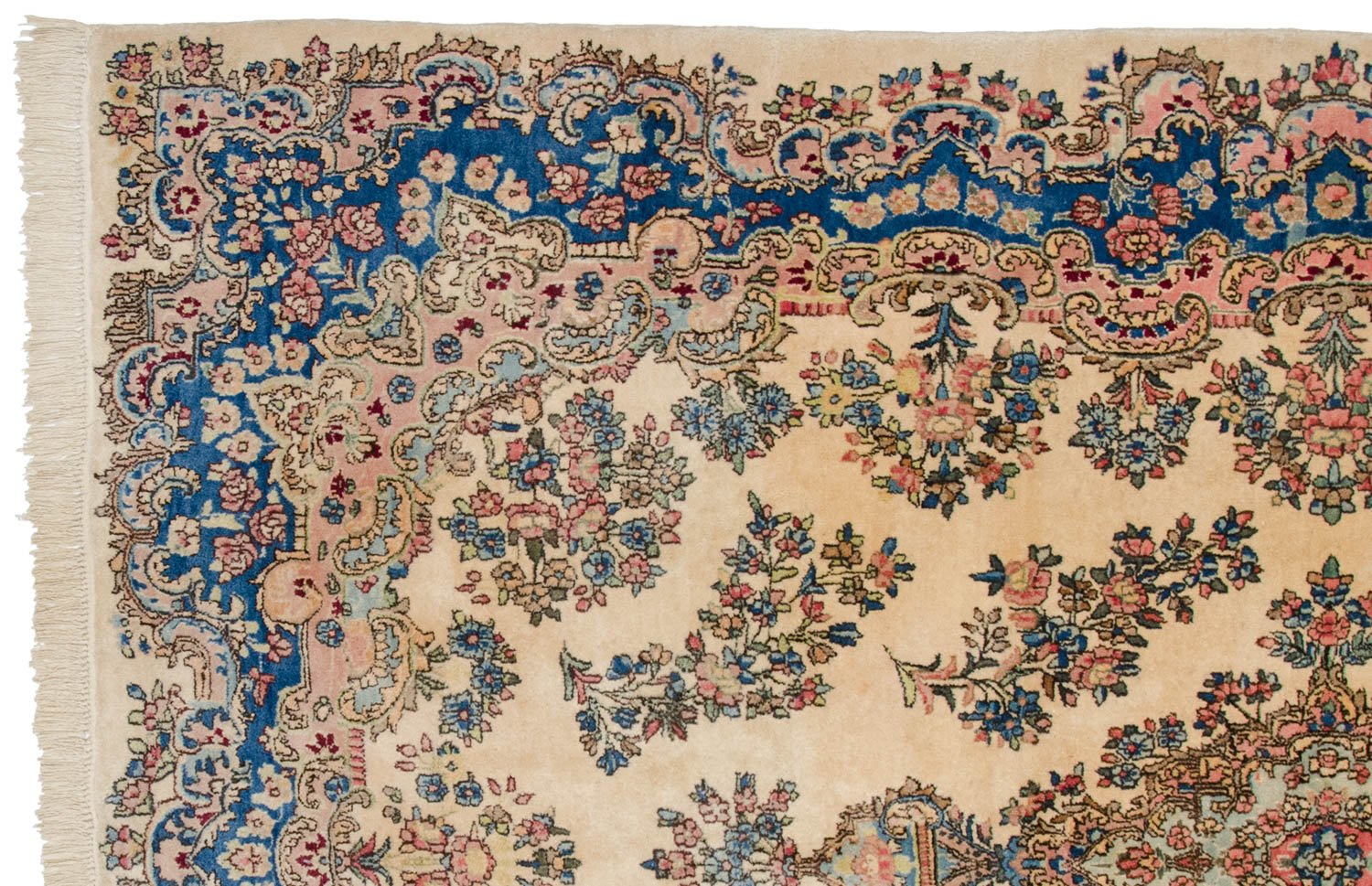 6x9 Vintage Fine Kerman Carpet