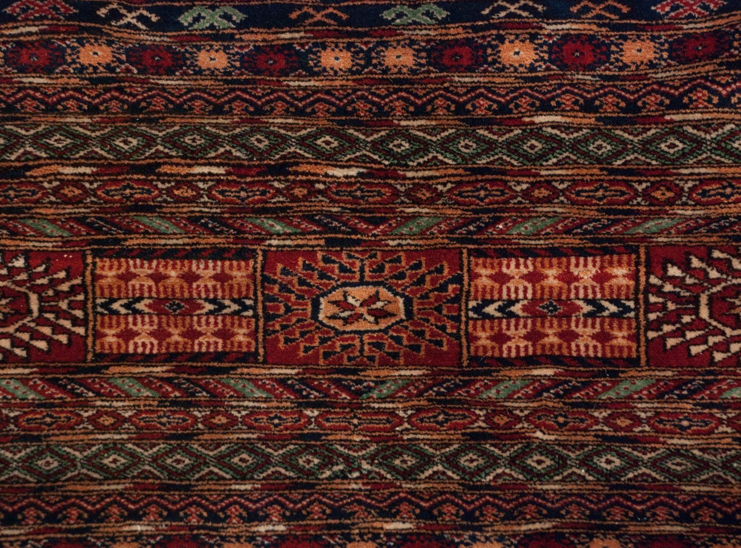 11x14 Vintage Fine Bokhara Carpet