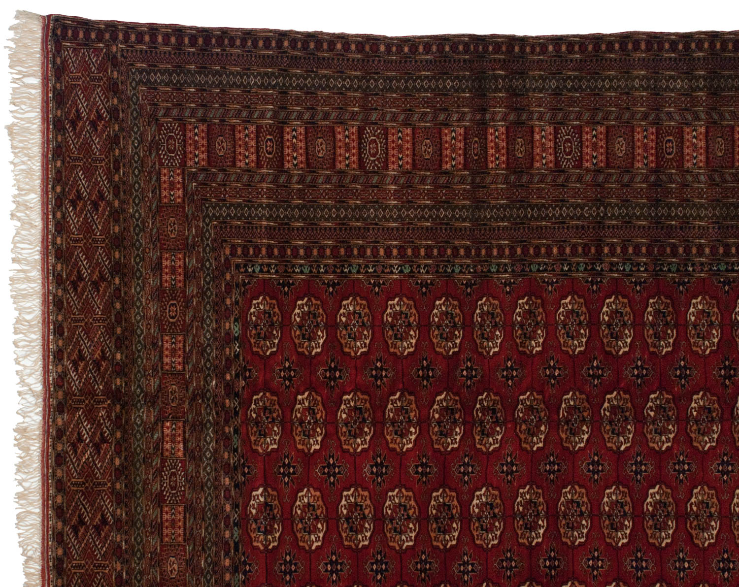 11x14 Vintage Fine Bokhara Carpet