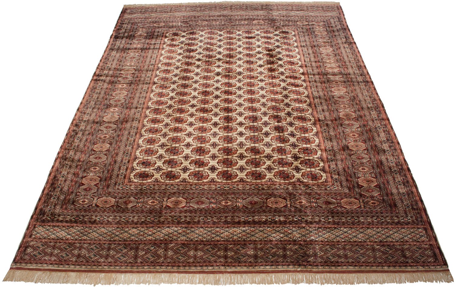 12x15.5 Vintage Fine Bokhara Carpet