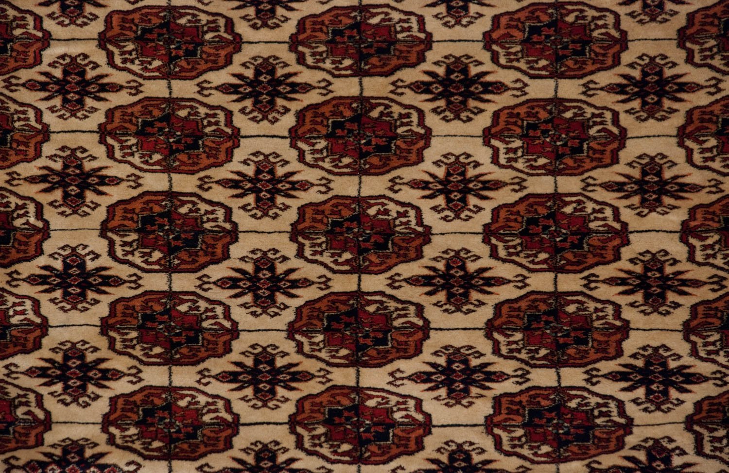 12x15.5 Vintage Fine Bokhara Carpet