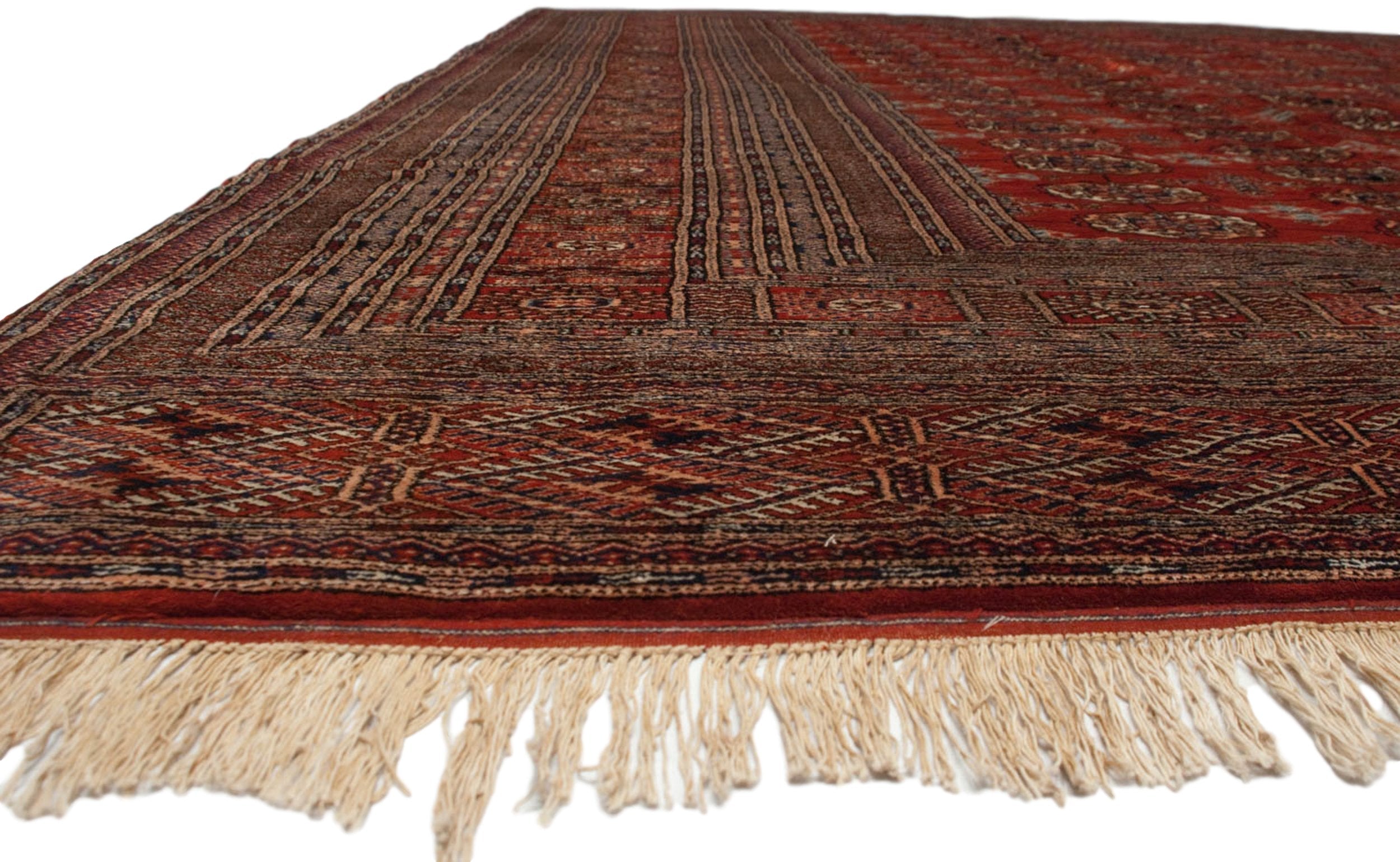12x12.5 Vintage Fine Bokhara Square Carpet