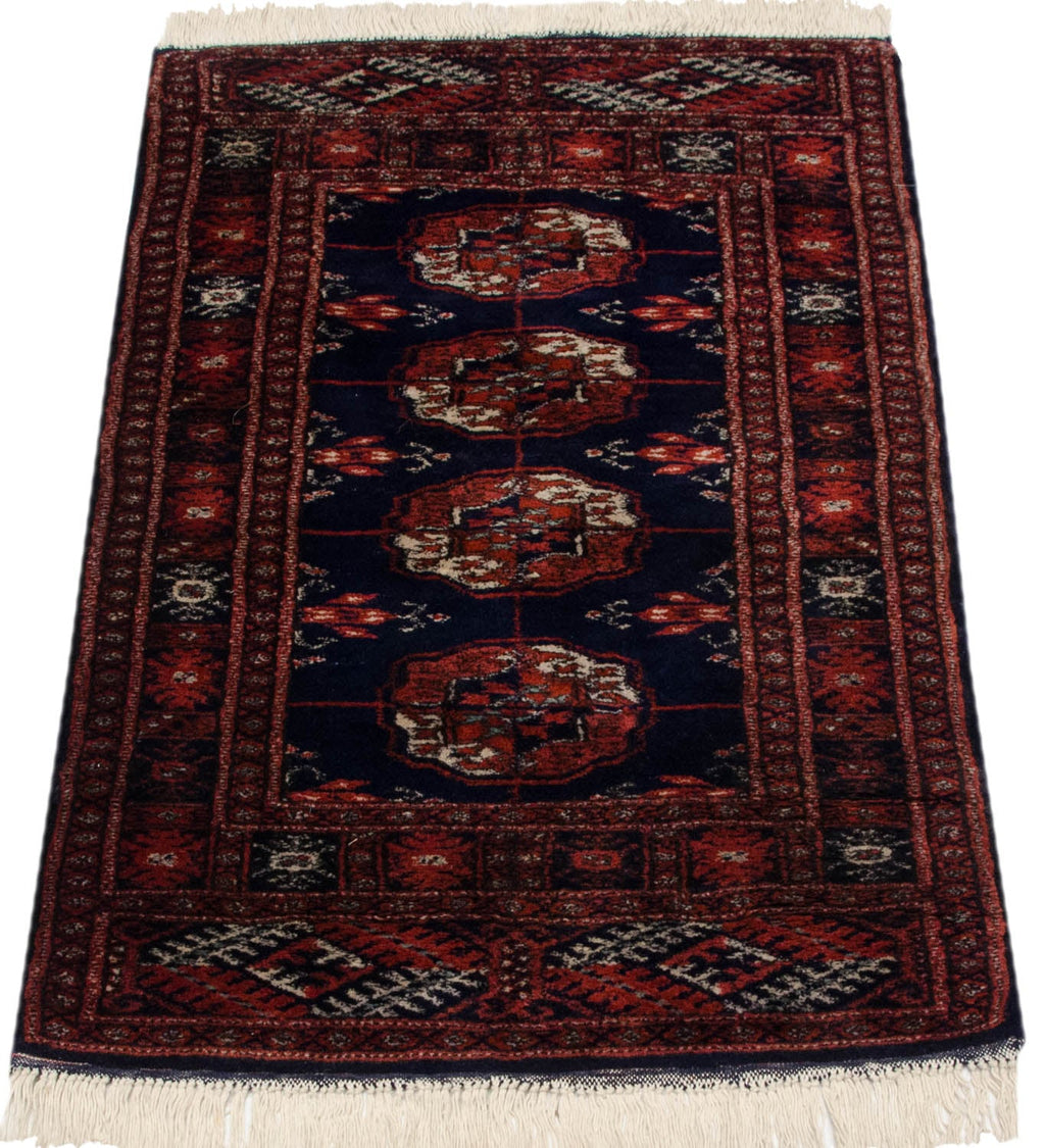 2x3 Vintage Fine Bokhara Rug Mat