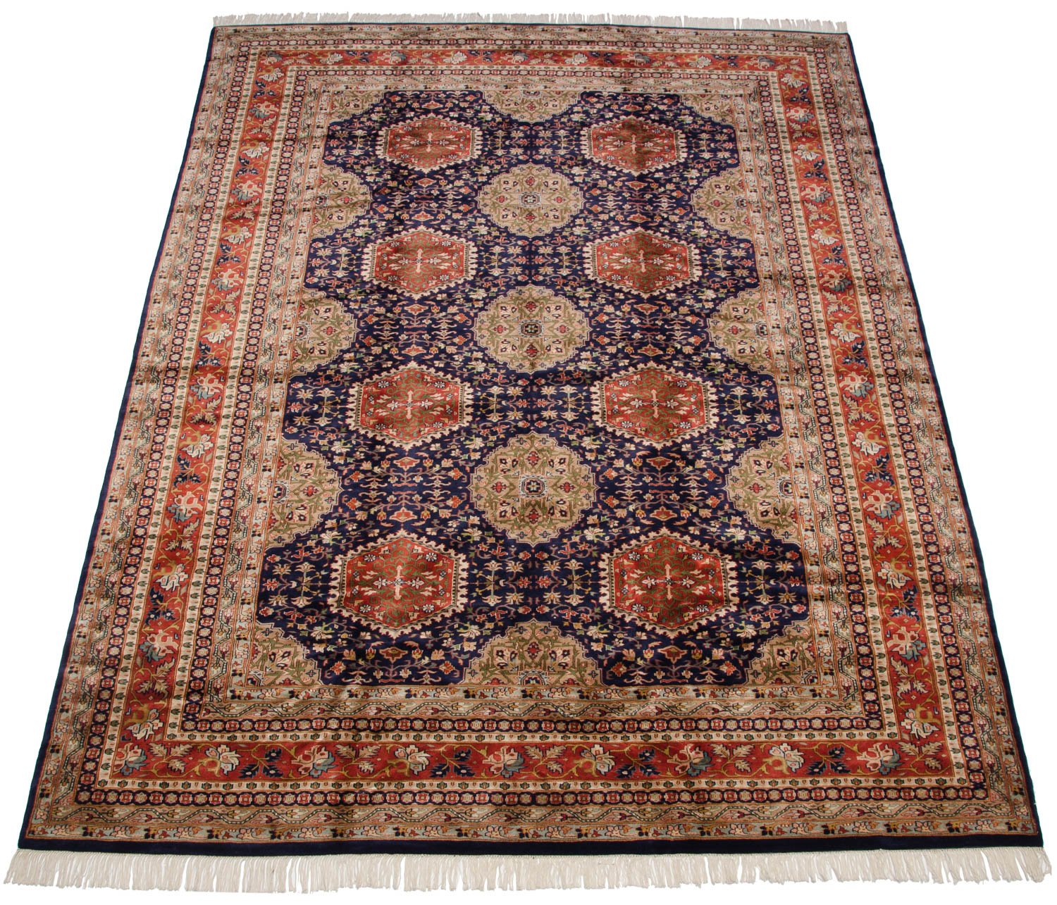 9x12 Vintage Fine Pakistani Caucasian Design Carpet