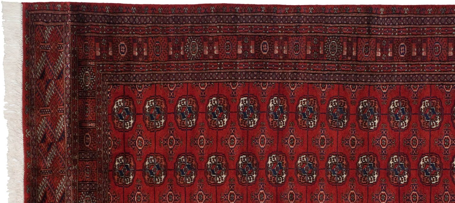4.5x11 Vintage Fine Bokhara Rug Runner