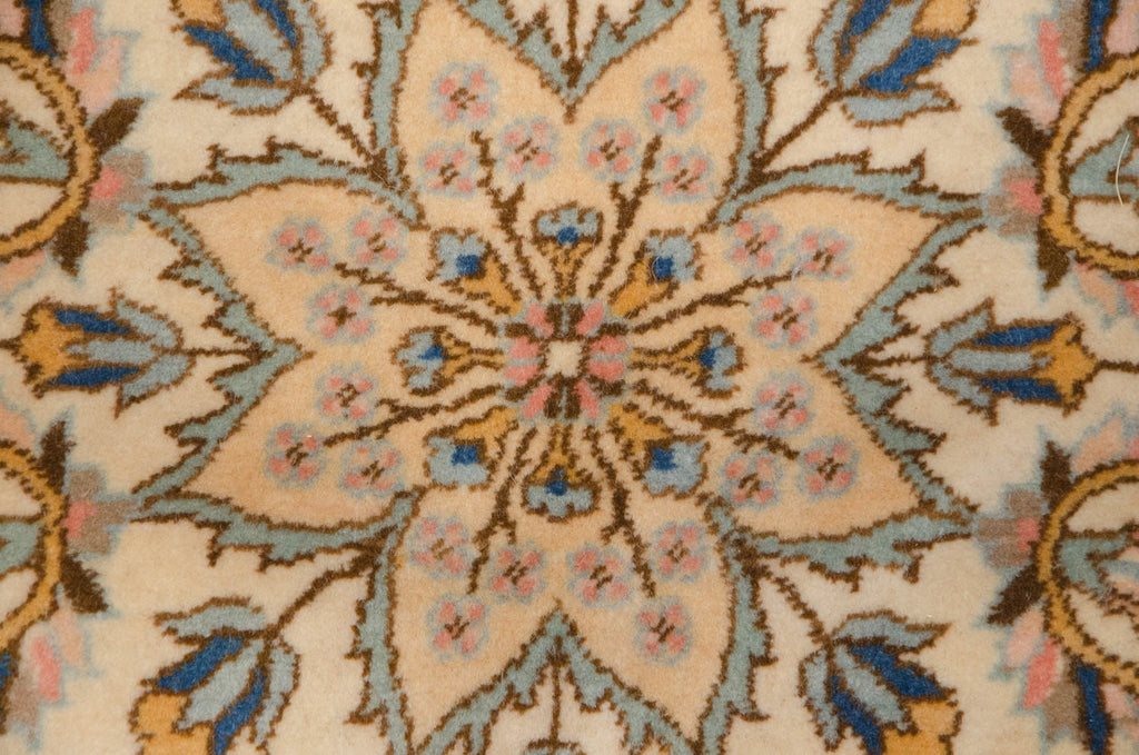 12x14 Vintage Fine Bulgarian Kerman Design Square Carpet