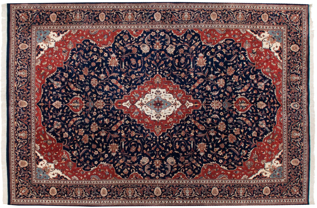12x18 Vintage Indian Kashan Design Carpet