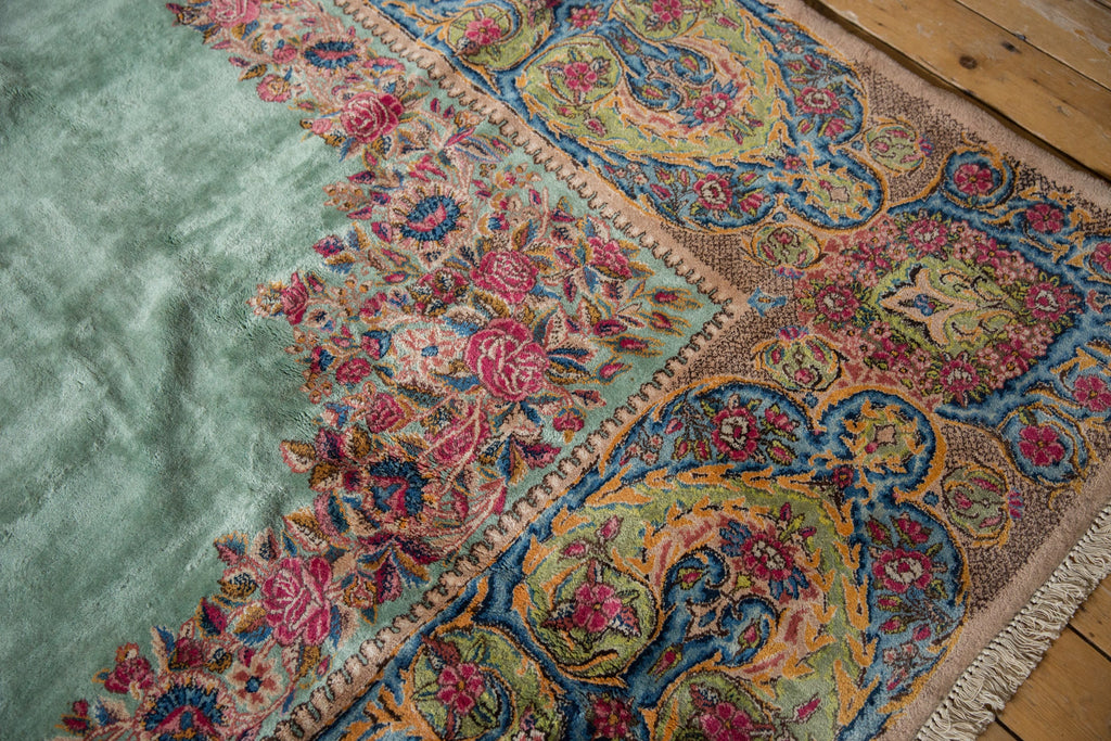 RESERVED 9.5x13.5 Vintage Kerman Carpet