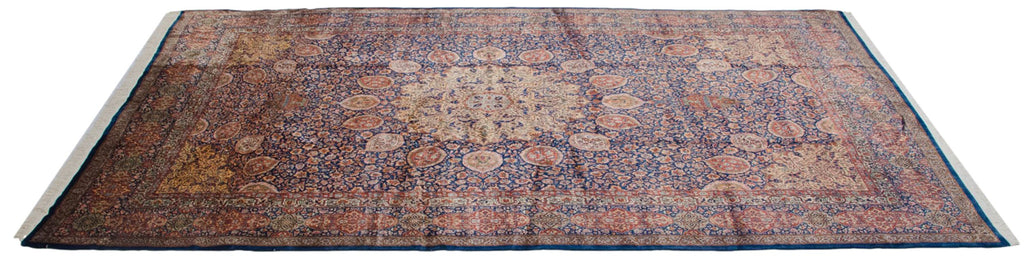 10x16.5 Vintage Fine Pakistani Ardebil Design Carpet