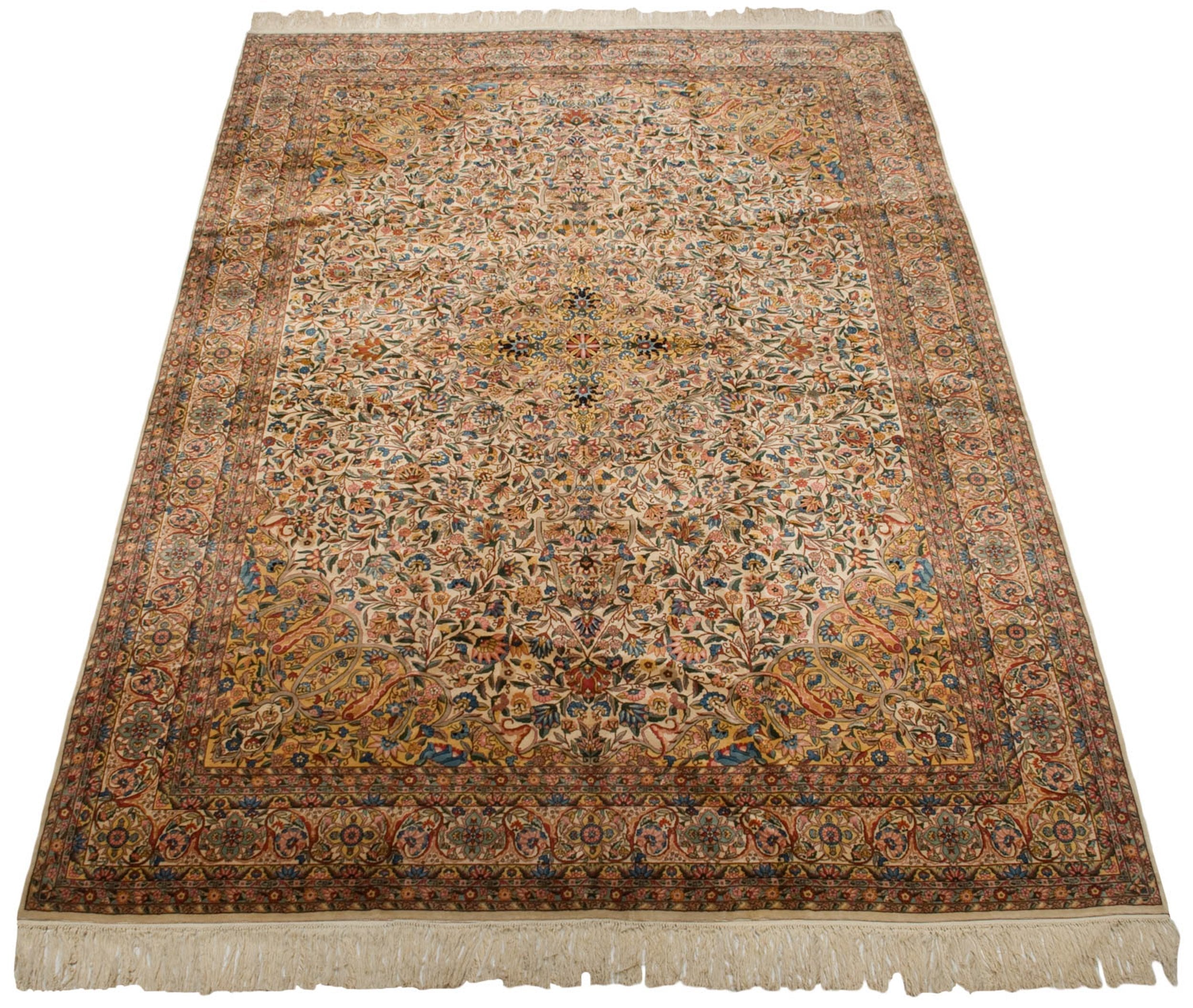 10x14.5 Vintage Fine Bulgarian Isfahan Design Carpet
