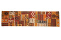 3x11.5 New Patchwork Kilim Rug Runner
