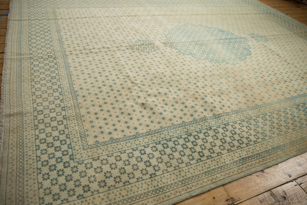 9x11.5 Vintage Distressed Bulgarian Tabriz Design Carpet