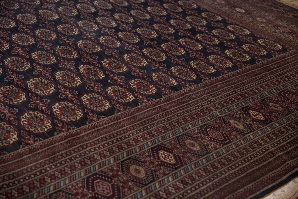 12x12.5 Vintage Fine Bokhara Square Carpet