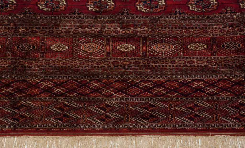 13x19.5 Vintage Fine Bokhara Carpet