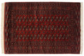 4x6.5 Vintage Fine Bokhara Rug