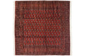 10x10 Vintage Fine Bokhara Square Carpet