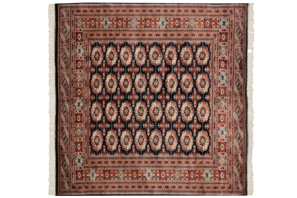 5.5x6 Vintage Fine Bokhara Square Carpet