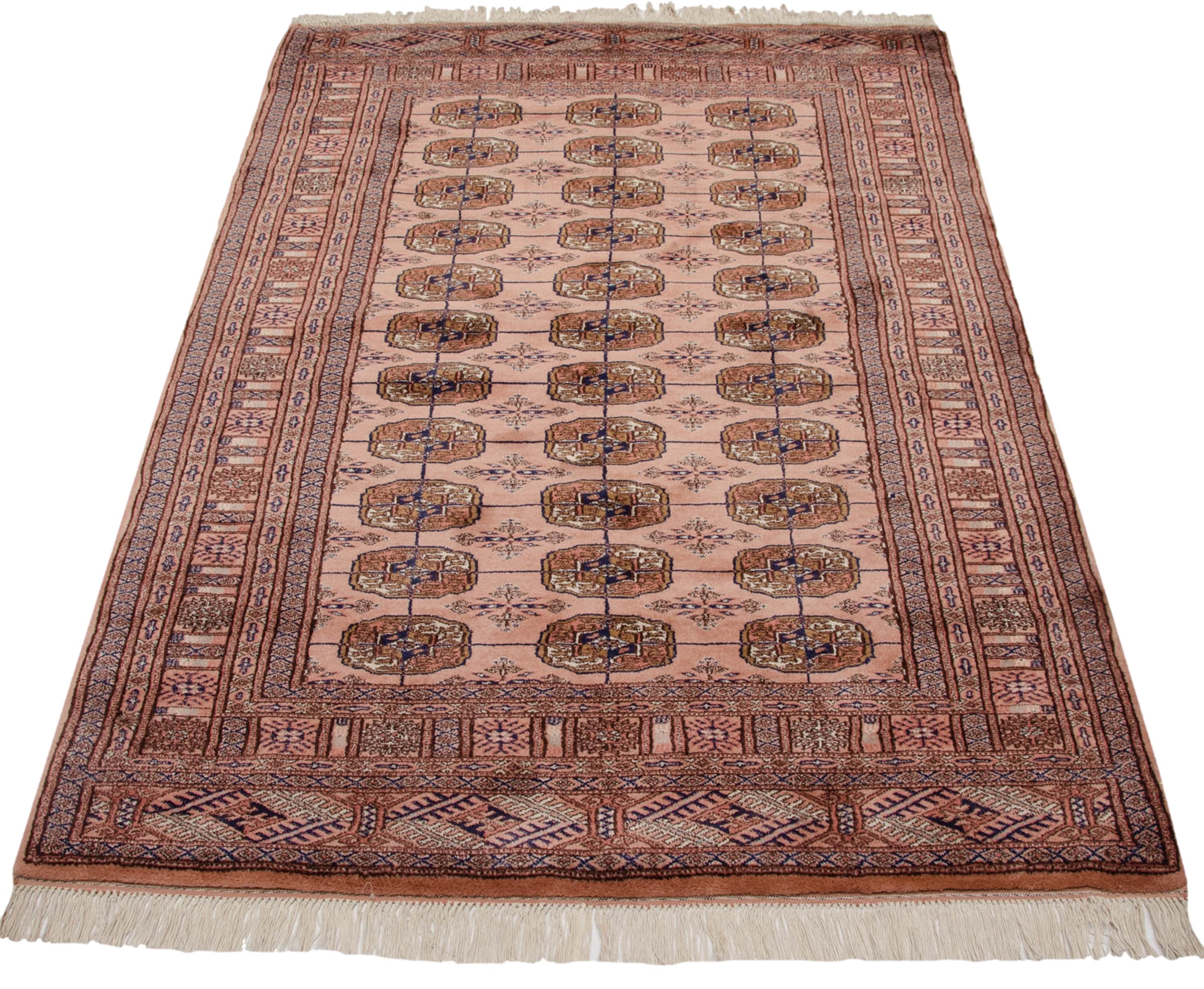 4x6 Vintage Fine Bokhara Rug