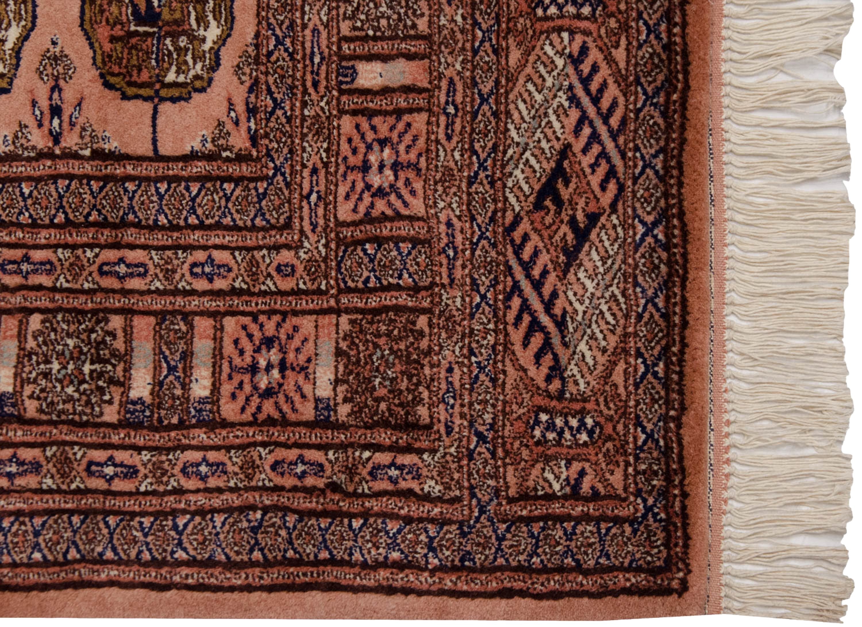 4x6 Vintage Fine Bokhara Rug