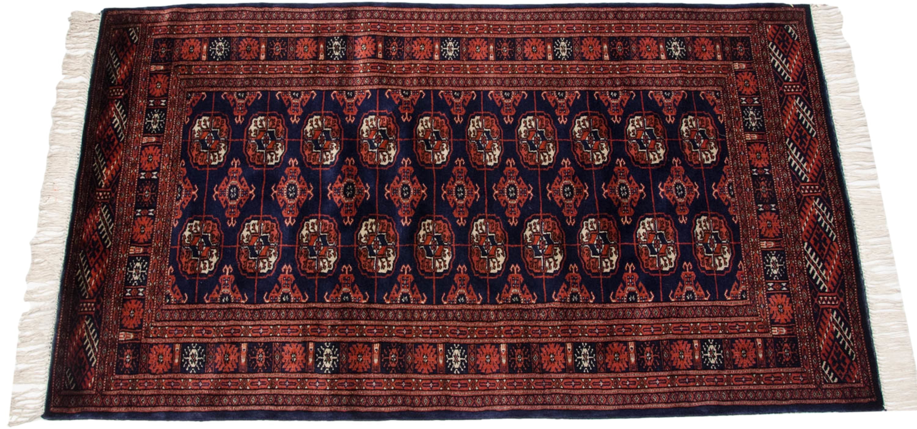 3x5.5 Vintage Fine Bokhara Rug